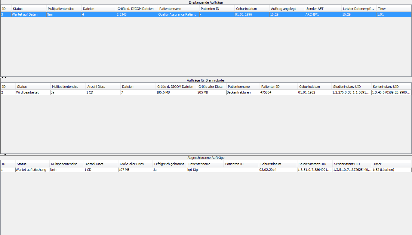 DICOM Datenverarbeitung